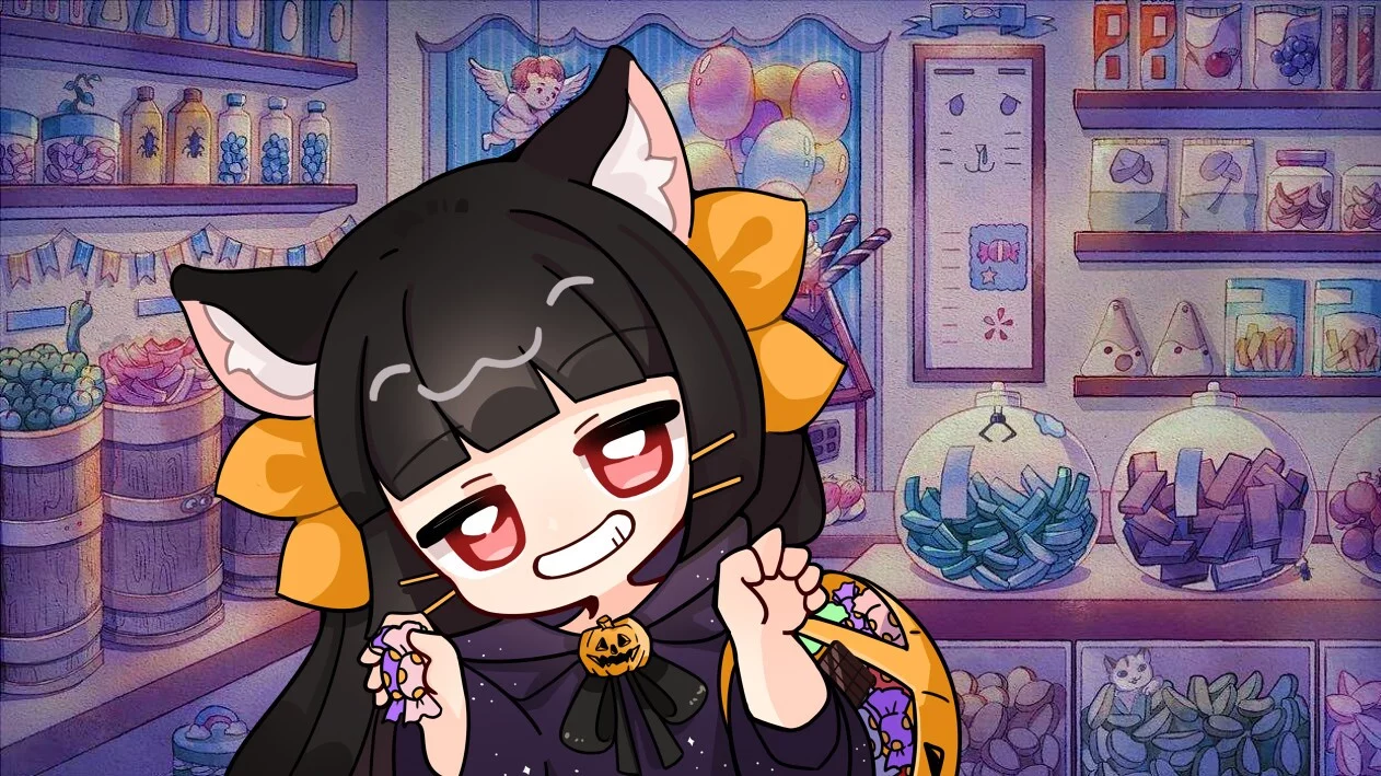 Изображение игры: 怕不怕趴喵霸霸 Ghost Party Nyanbaba