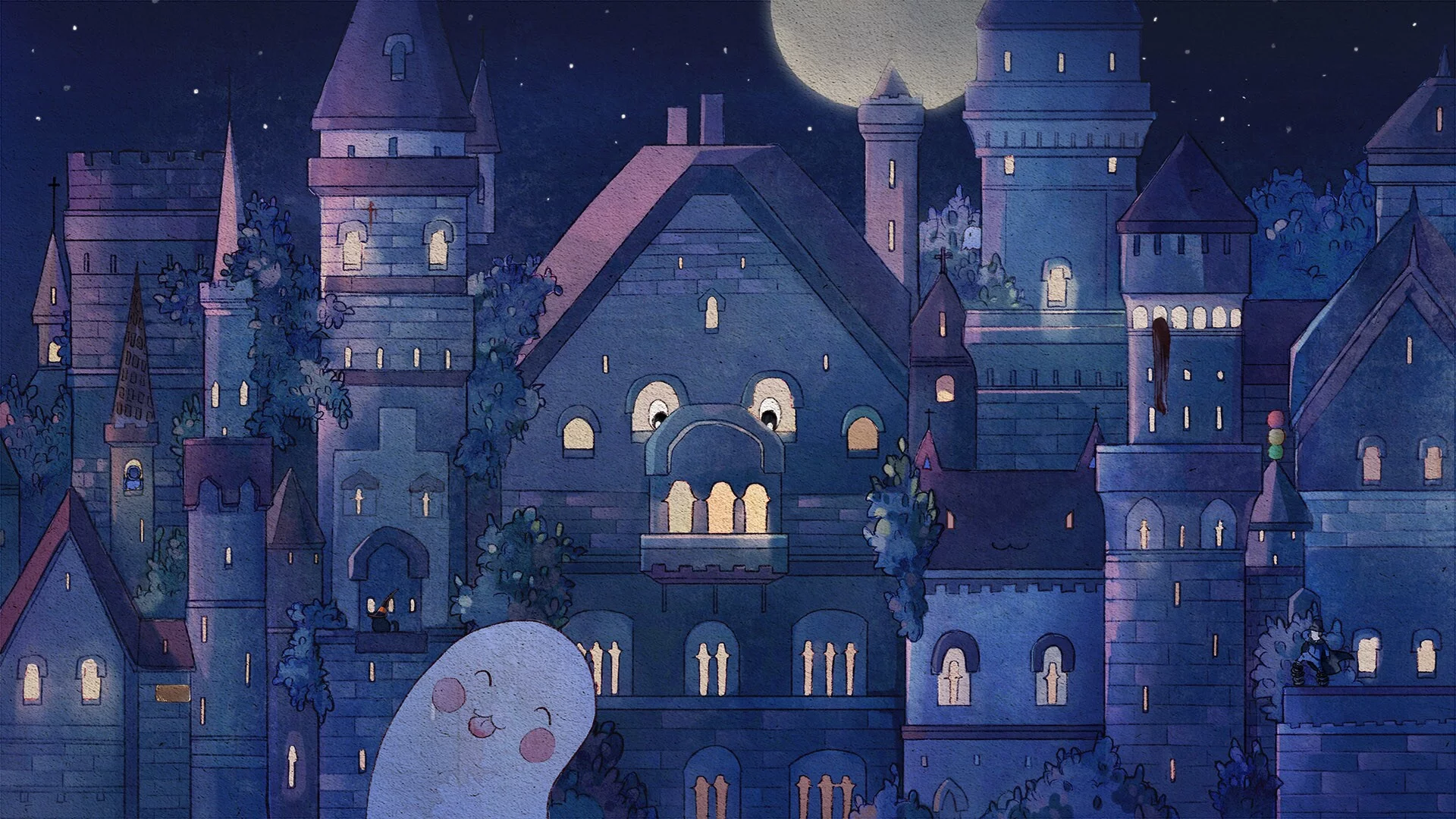 Изображение игры: 怕不怕趴喵霸霸 Ghost Party Nyanbaba