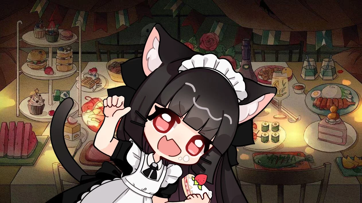 Изображение игры: 怕不怕趴喵霸霸 Ghost Party Nyanbaba