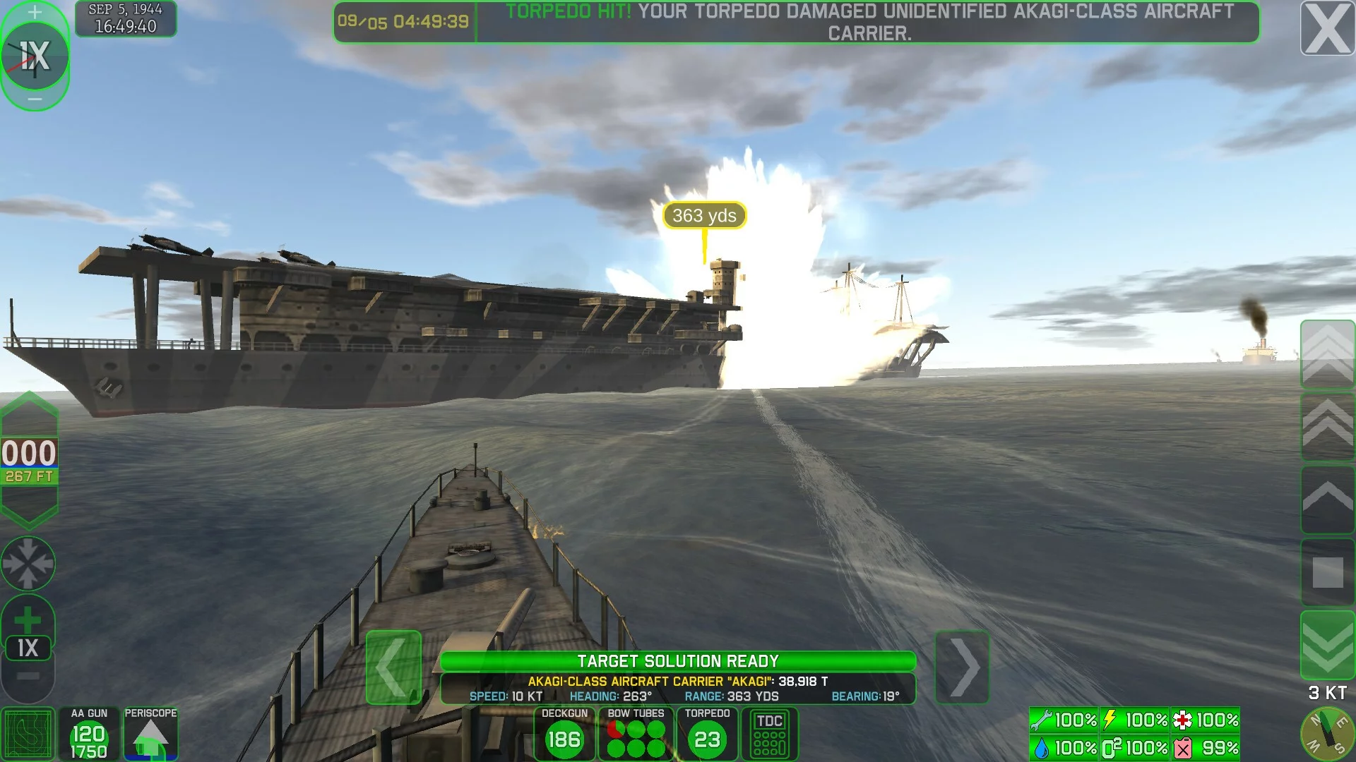 Изображение игры: Crash Dive 2