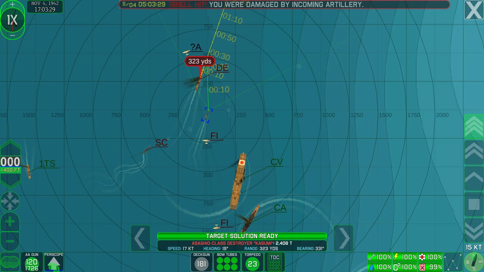 Изображение игры: Crash Dive 2