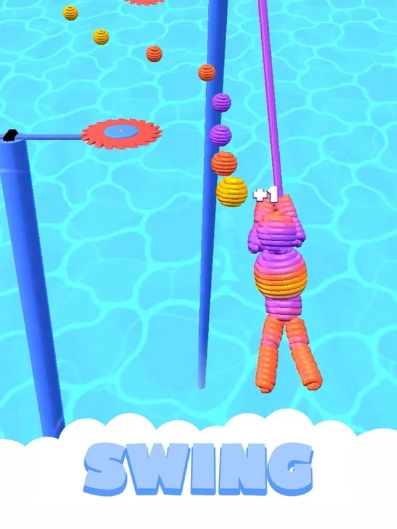 Изображение игры: Rope-Man Run