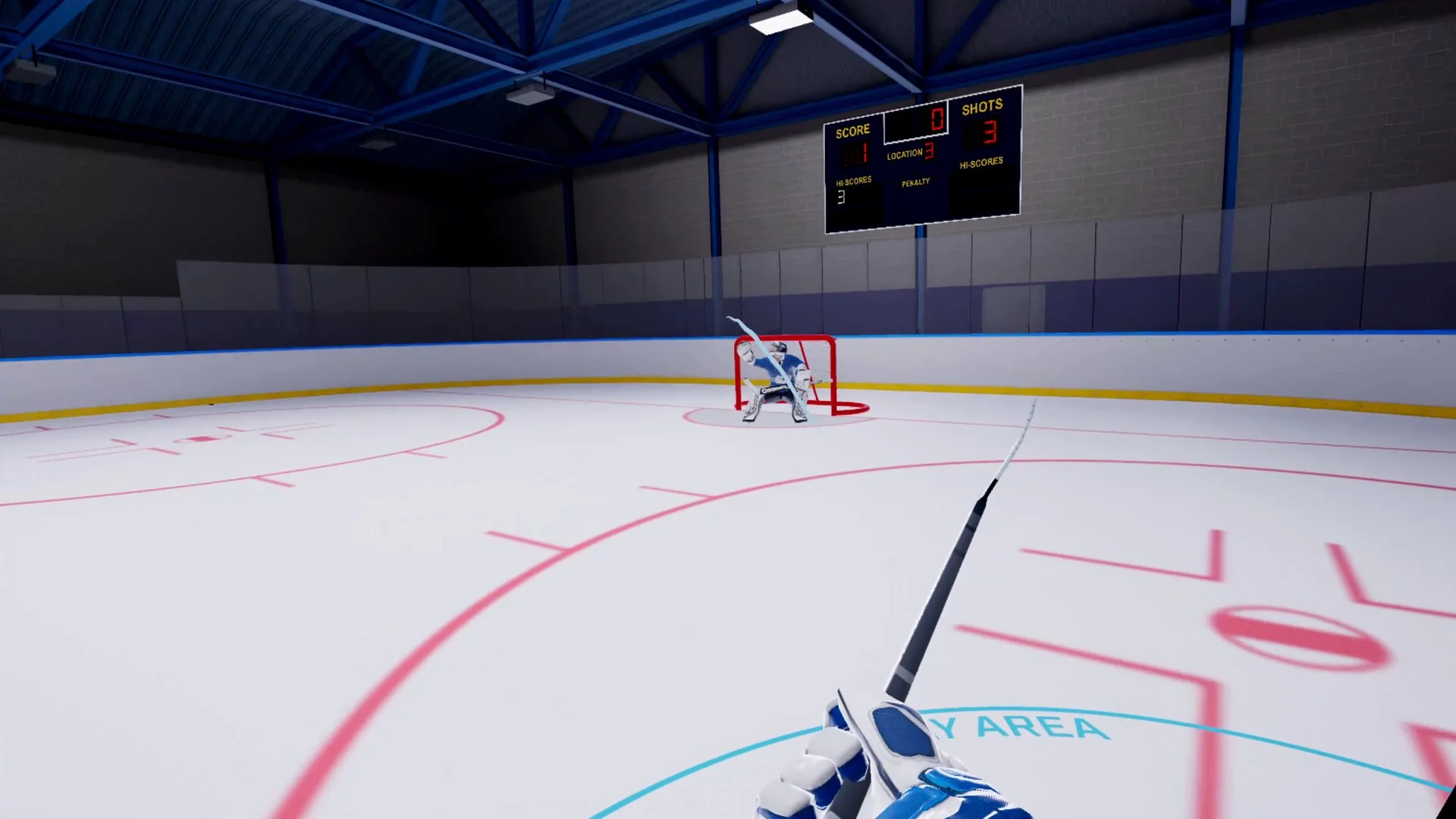 Изображение игры: Hockey VR