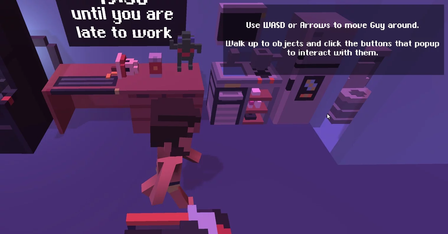Изображение игры: CyberWhiskey: Guy's Room
