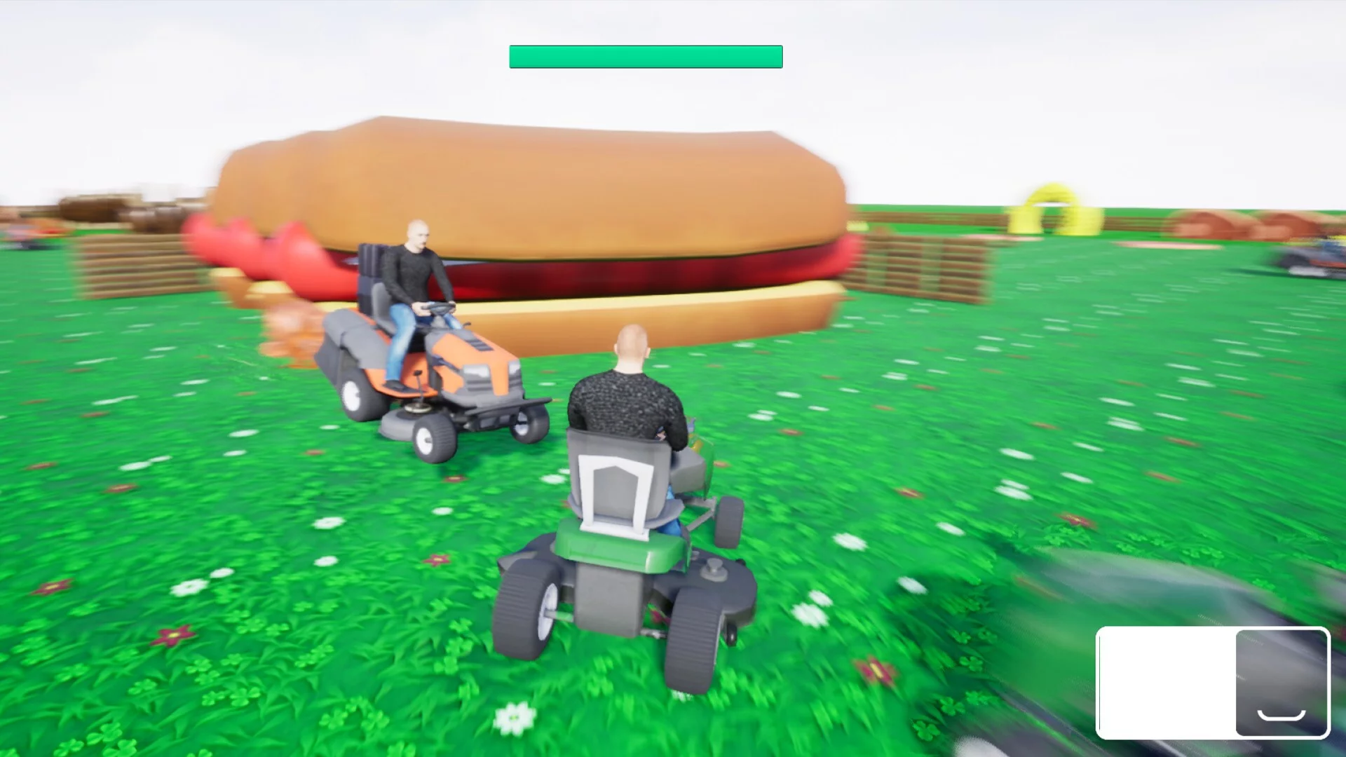 Изображение игры: Lawnmower Game: Battle