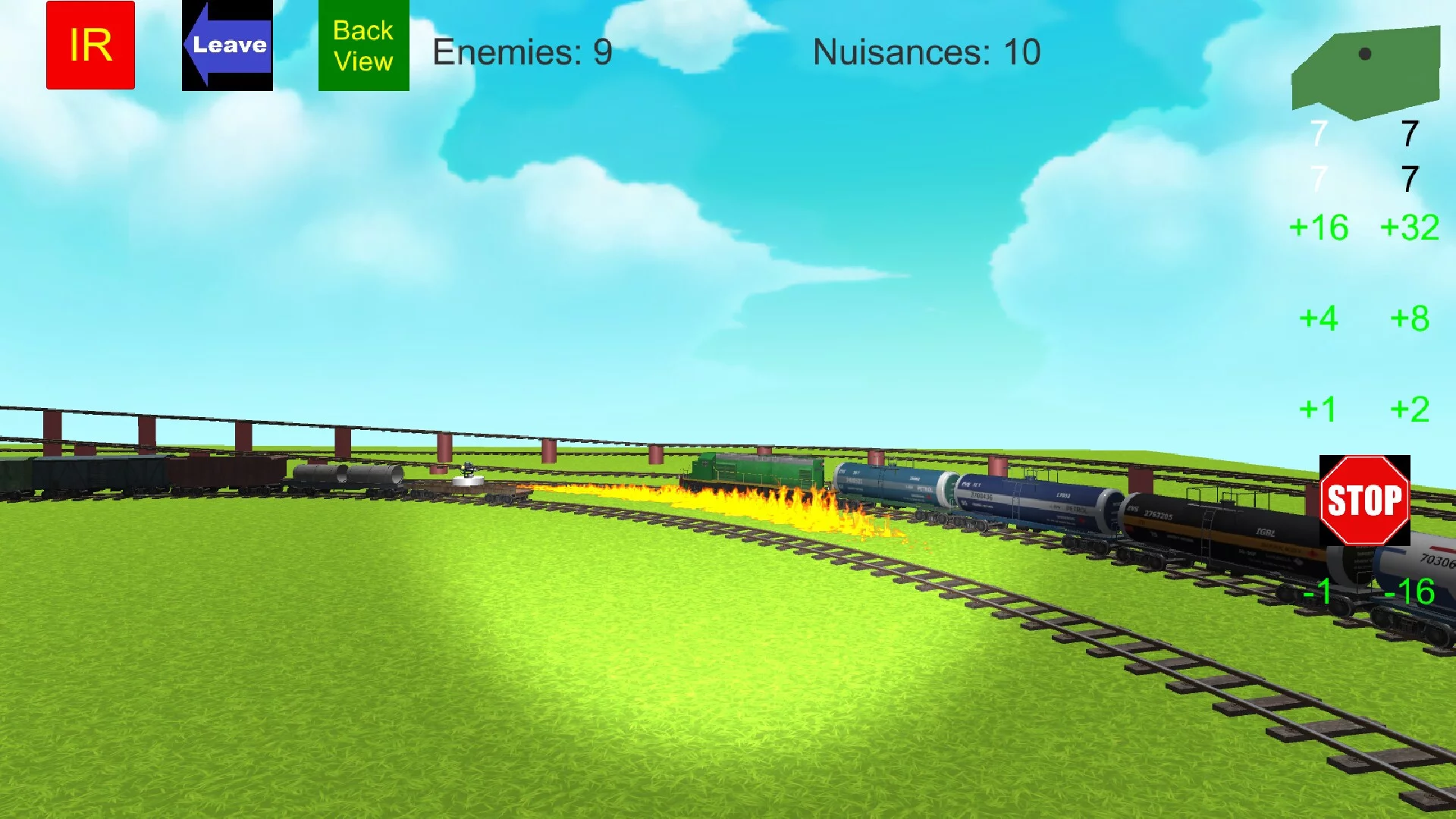 Изображение игры: Flyland Wars: 3 Model Trains
