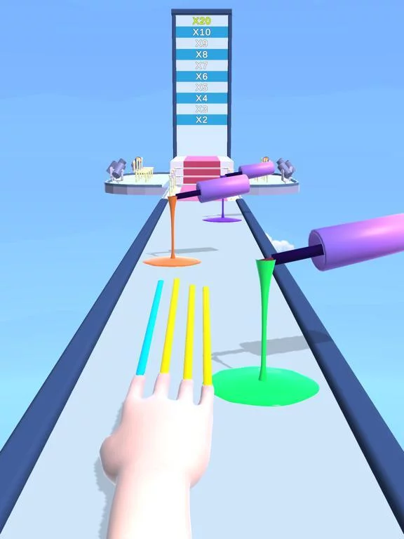 Изображение игры: Nail Art Run