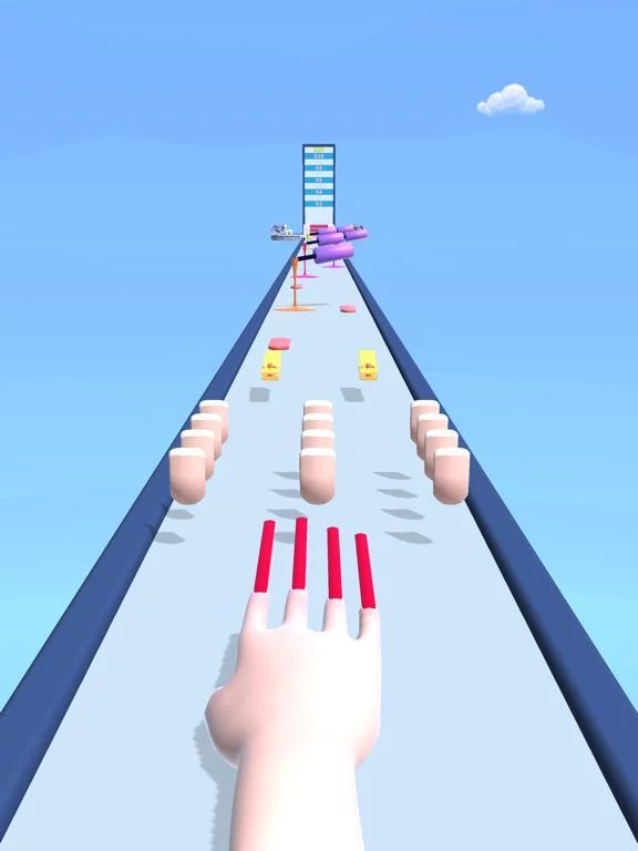 Изображение игры: Nail Art Run