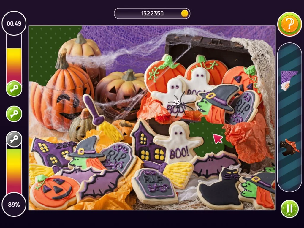 Изображение игры: Holiday Mosaics Halloween Puzzles