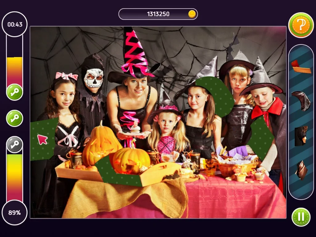 Изображение игры: Holiday Mosaics Halloween Puzzles