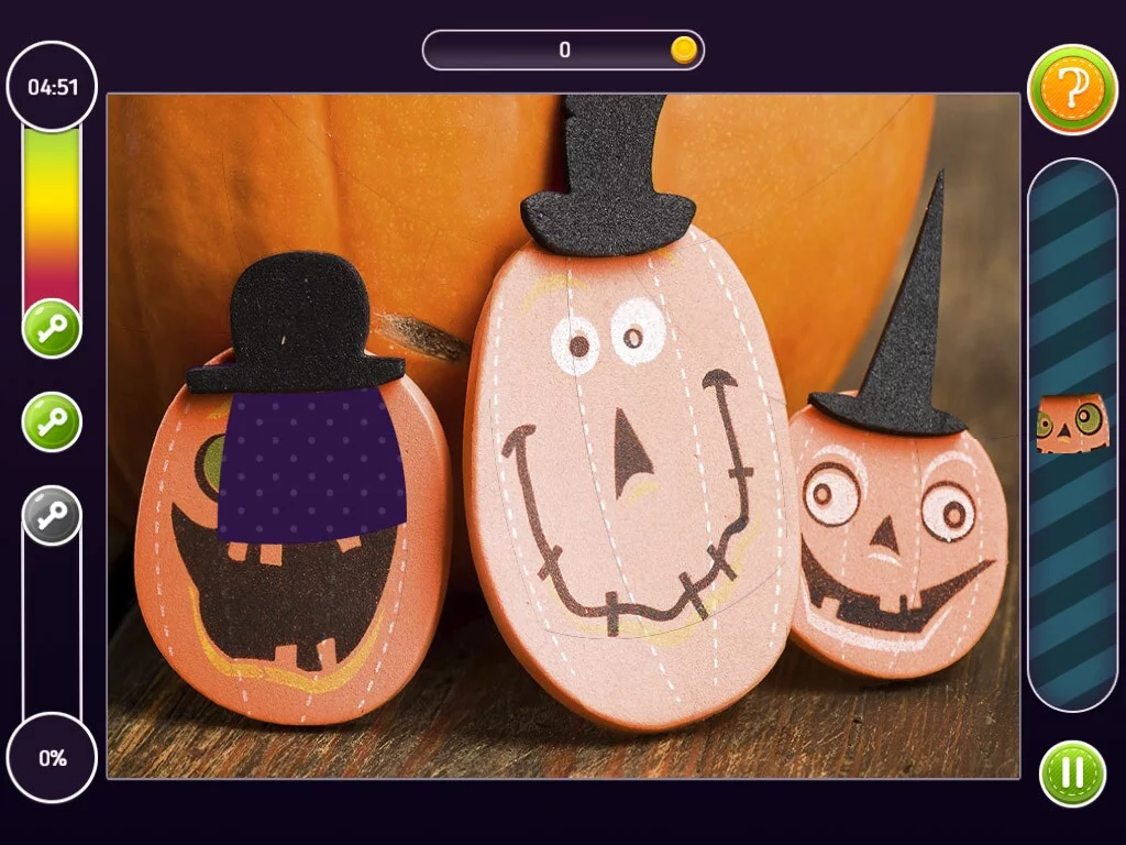 Изображение игры: Holiday Mosaics Halloween Puzzles