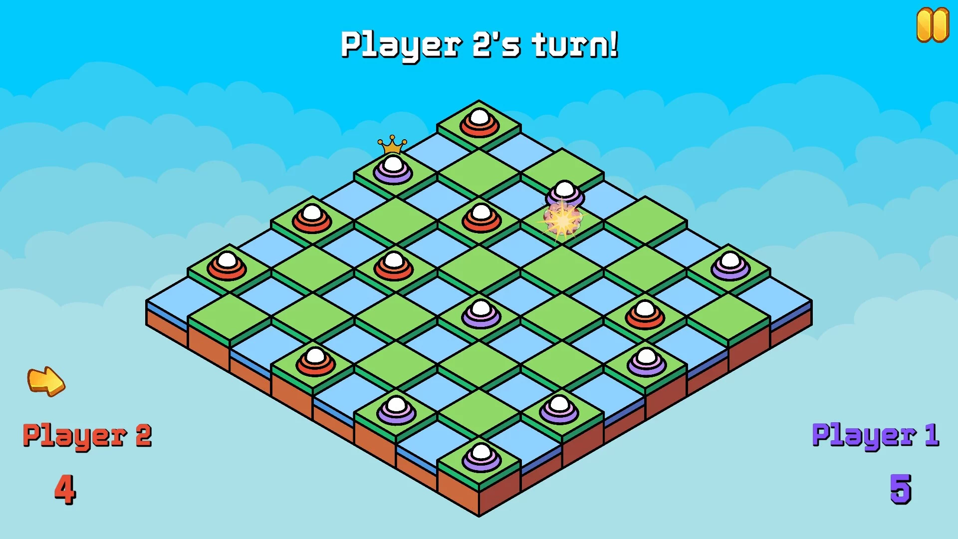 Изображение игры: UFO Checkers