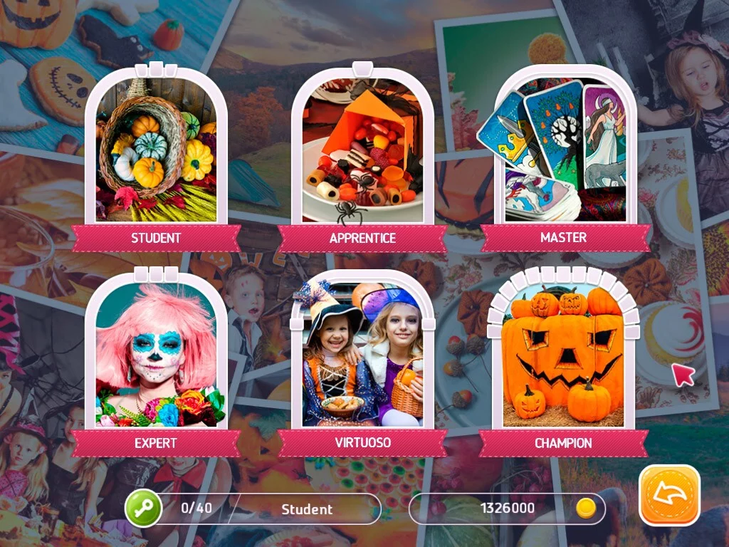 Изображение игры: Holiday Mosaics Halloween Puzzles