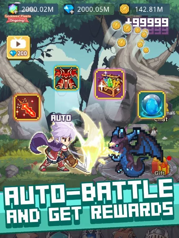 Изображение игры: Little Hero: Causal Idle RPG