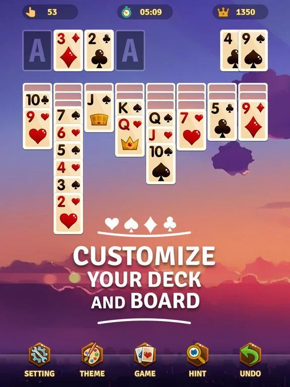 Изображение игры: Solitaire ◂