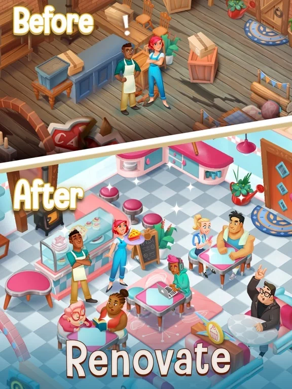 Изображение игры: Love & Pies - Merge Game