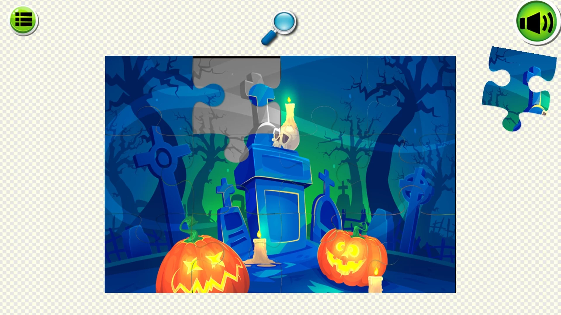 Изображение игры: Halloween Puzzle
