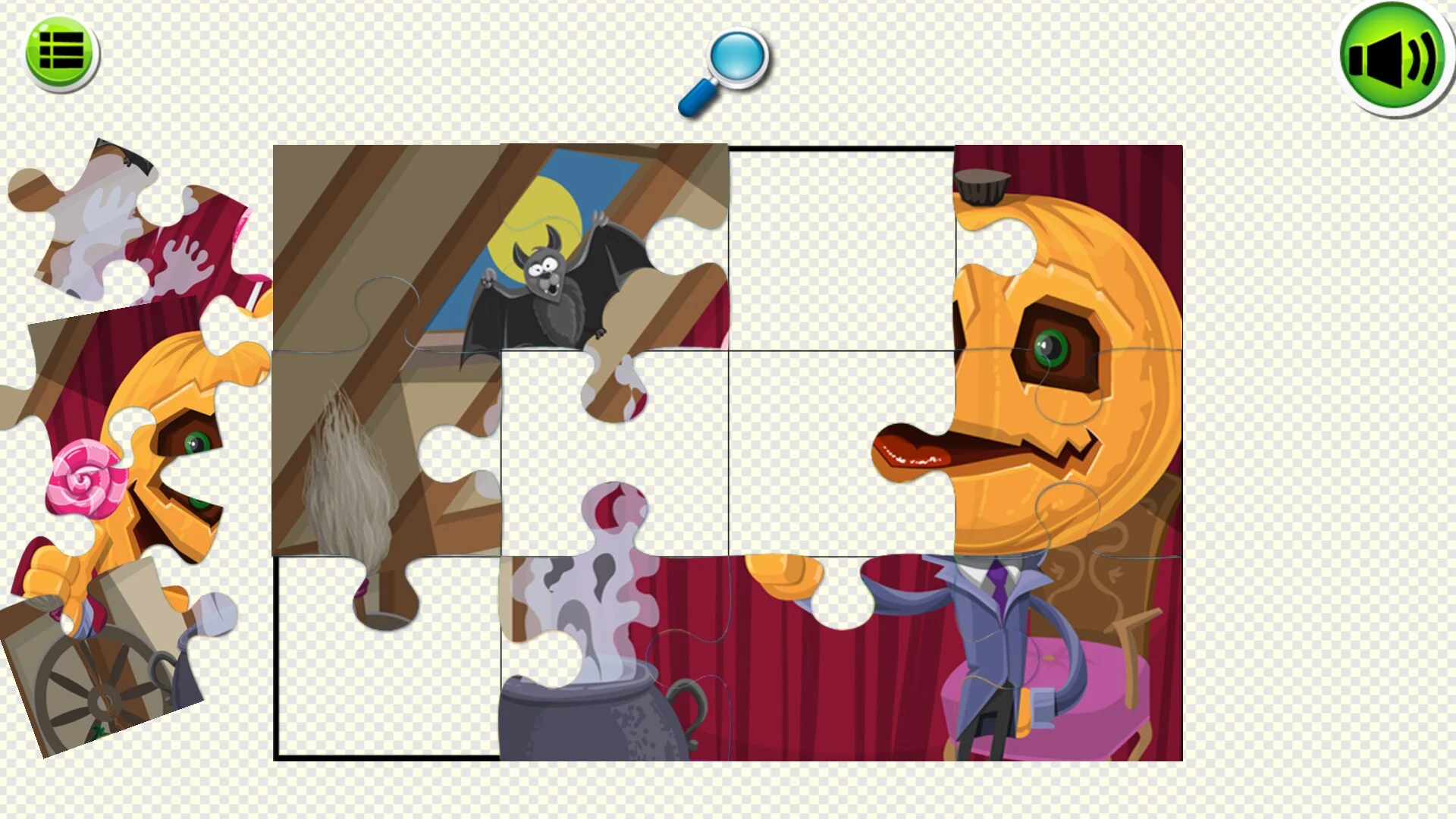 Изображение игры: Halloween Puzzle