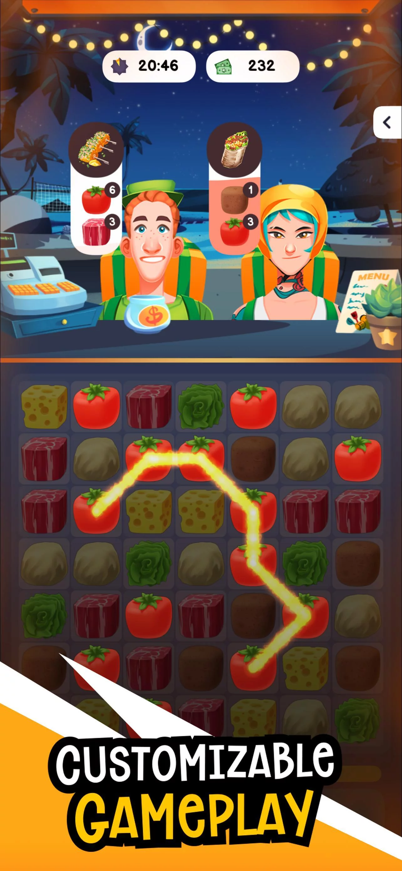 Изображение игры: Food Frenzy: Puzzle