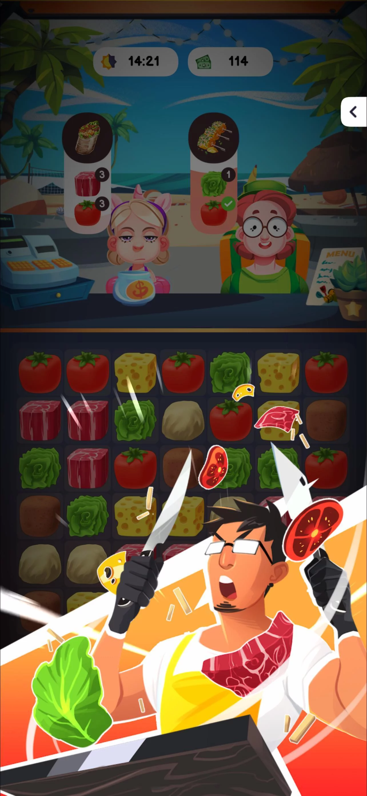 Изображение игры: Food Frenzy: Puzzle