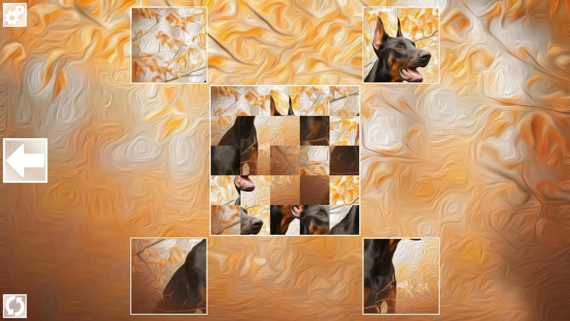 Изображение игры: Puzzle Art: Dogs