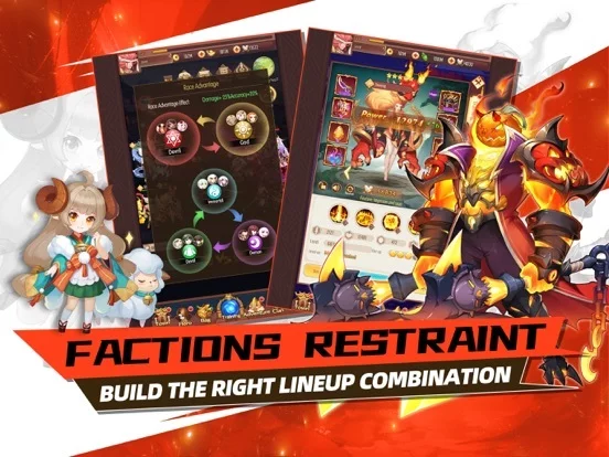 Изображение игры: Idle Arena:The Five Realms