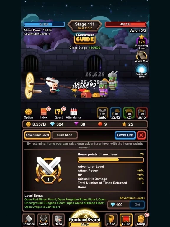 Изображение игры: Raising Infinite Sword