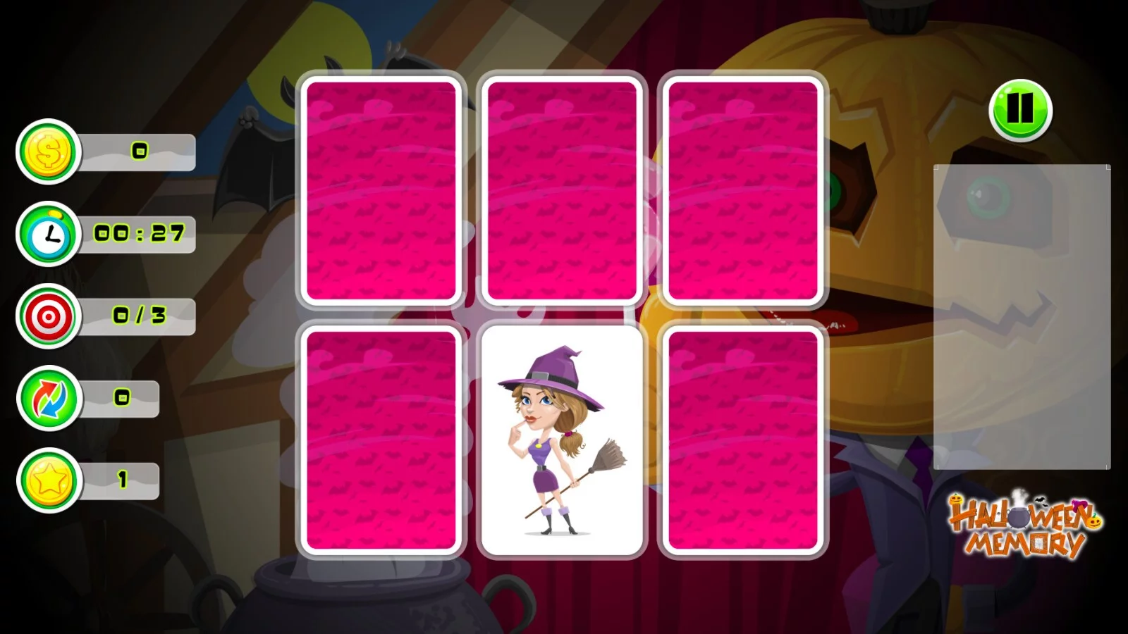 Изображение игры: Halloween Memory: Reborn
