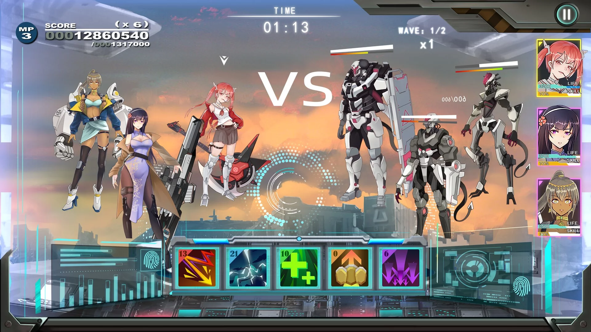 Изображение игры: Beauty VS. robot