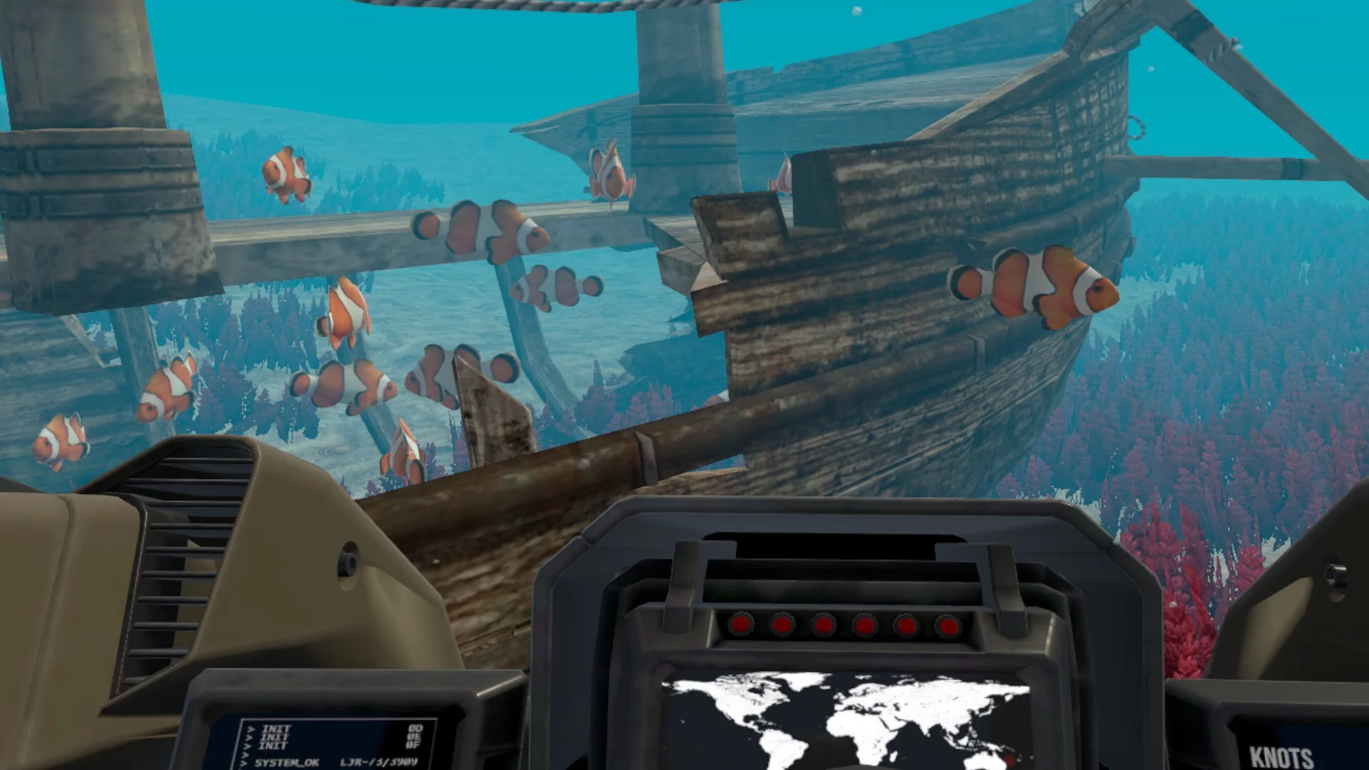 Изображение игры: Submarine VR