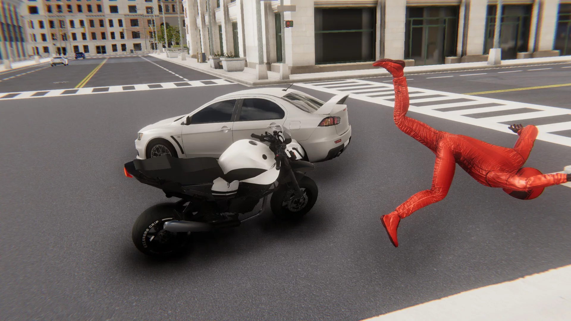 Изображение игры: Motorcycle Biker Simulator