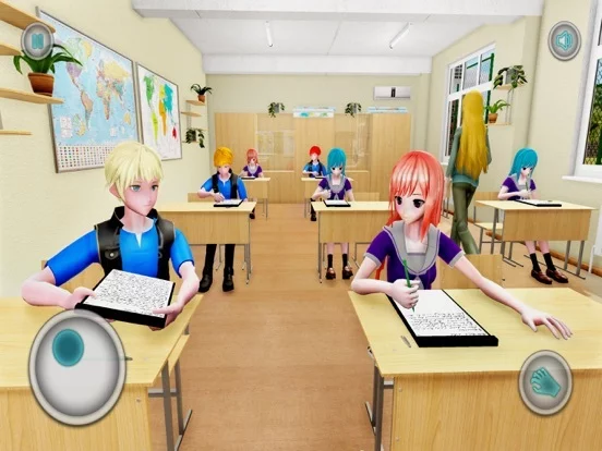 Изображение игры: Yandere Anime School Girl Sim