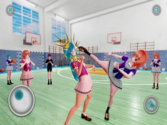 Изображение игры: Yandere Anime School Girl Sim