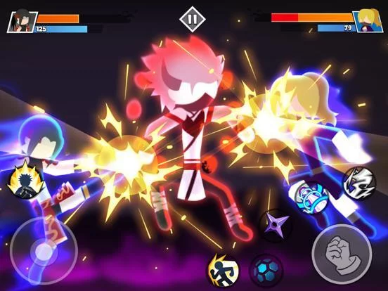 Изображение игры: Stickman Brawl :Super Warriors