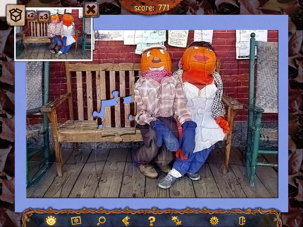 Изображение игры: Holiday Jigsaw Halloween