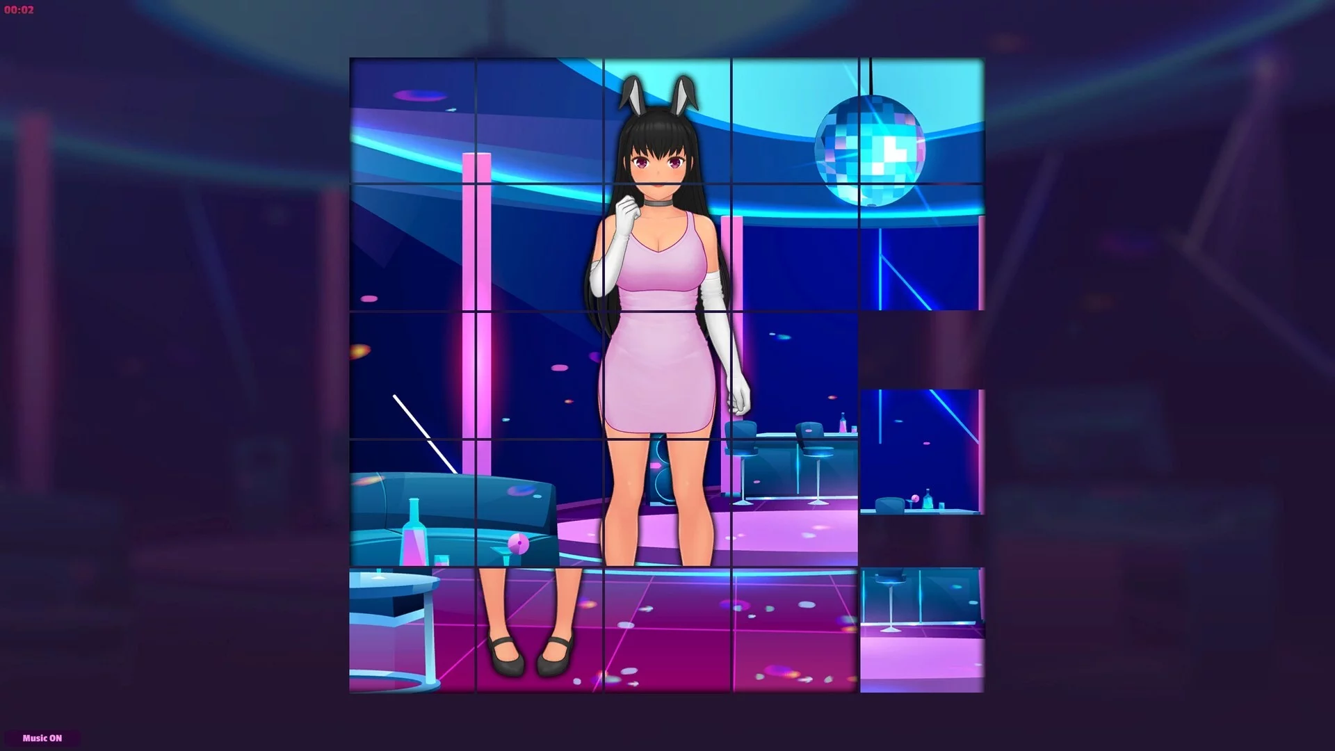 Изображение игры: HotGirls Sliding Puzzle