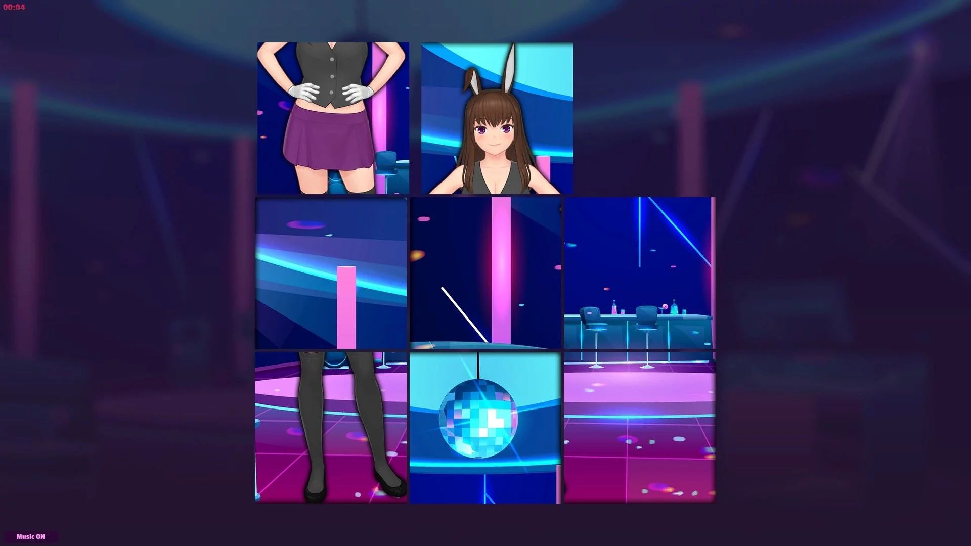 Изображение игры: HotGirls Sliding Puzzle