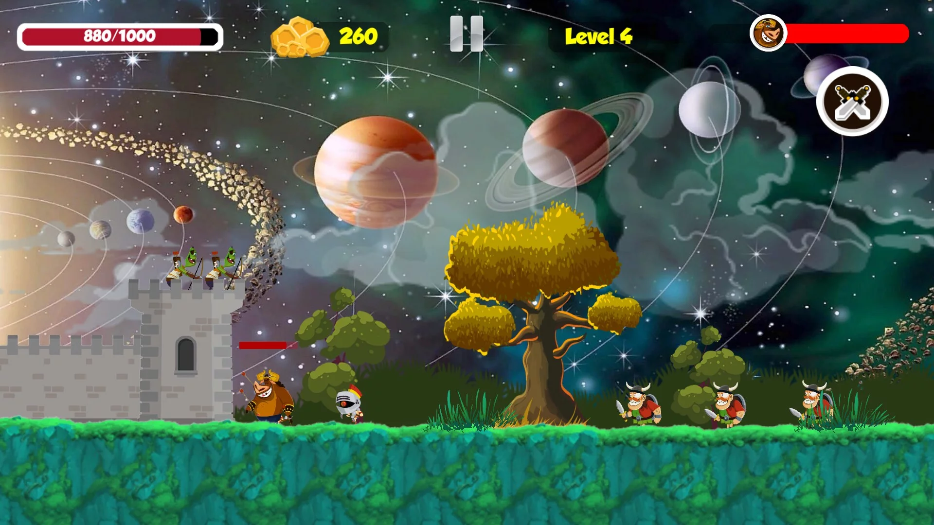 Изображение игры: Space Tower Defense