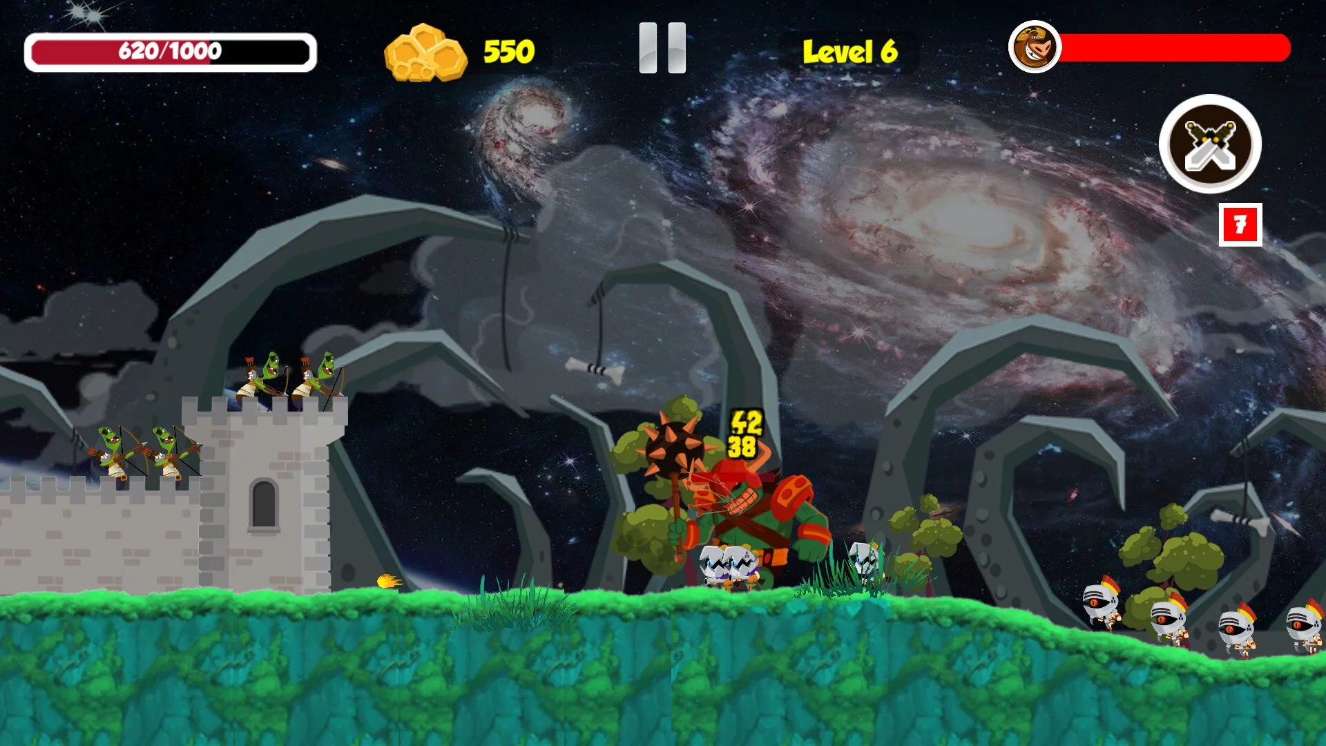 Изображение игры: Space Tower Defense