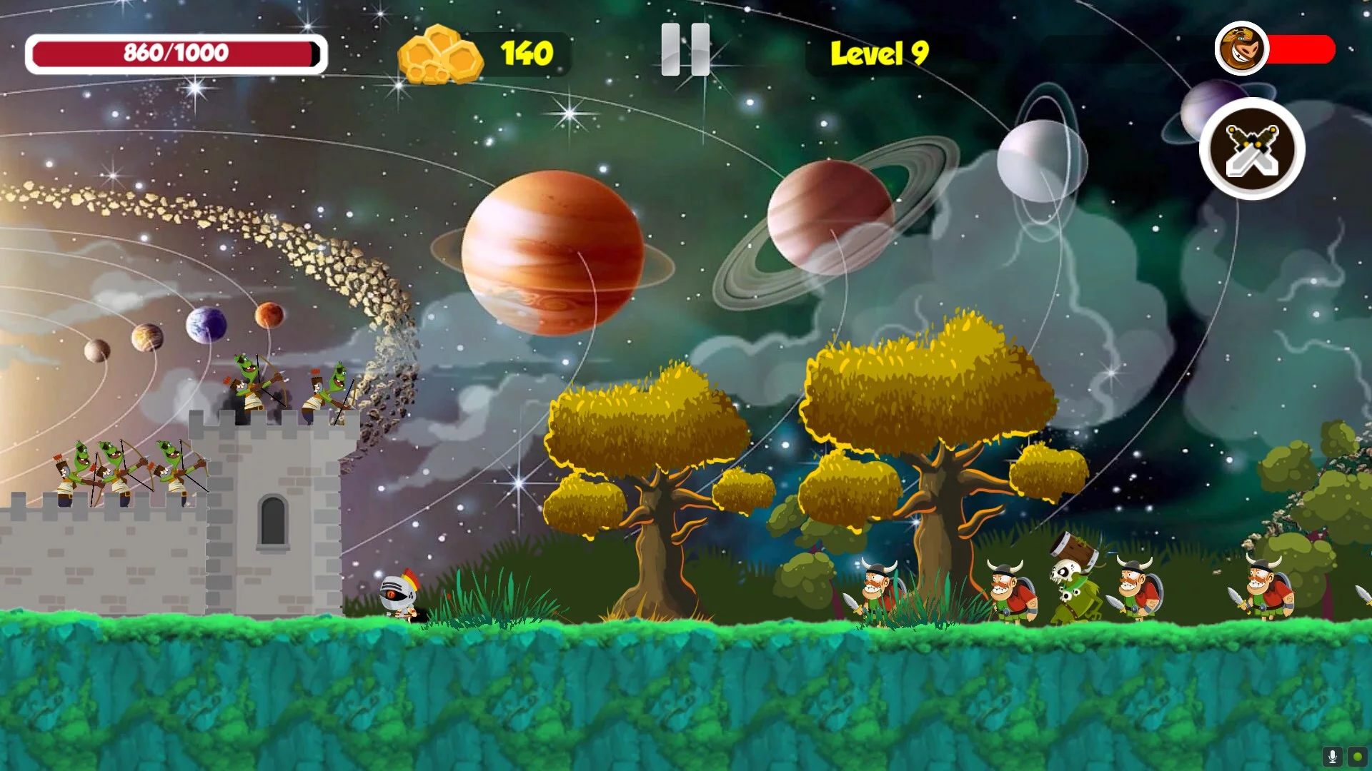 Изображение игры: Space Tower Defense