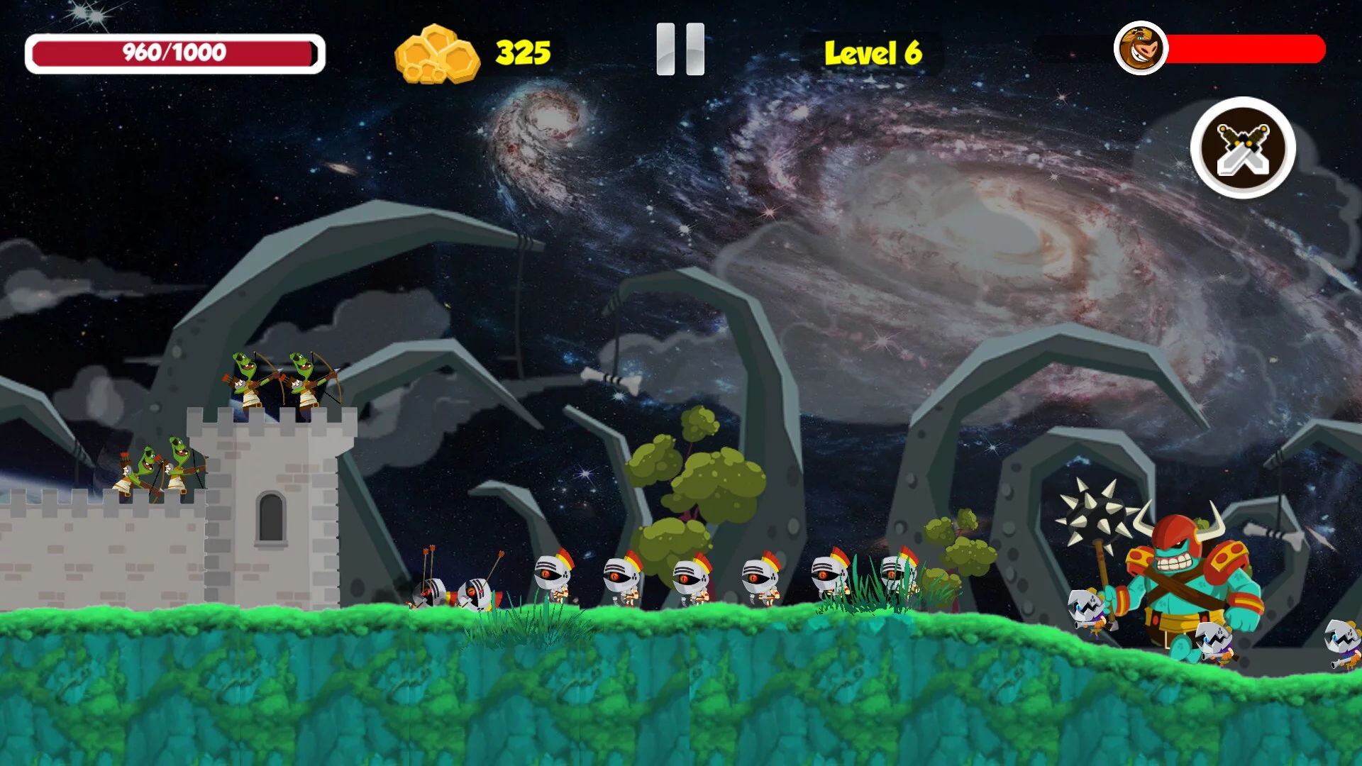 Изображение игры: Space Tower Defense