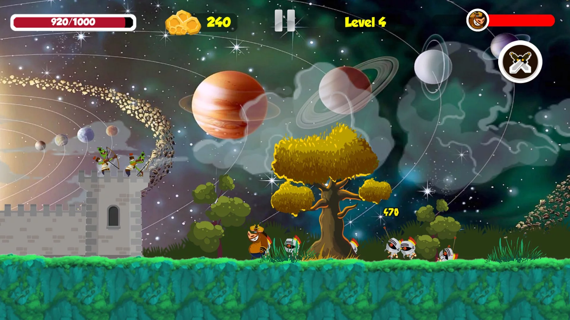 Изображение игры: Space Tower Defense