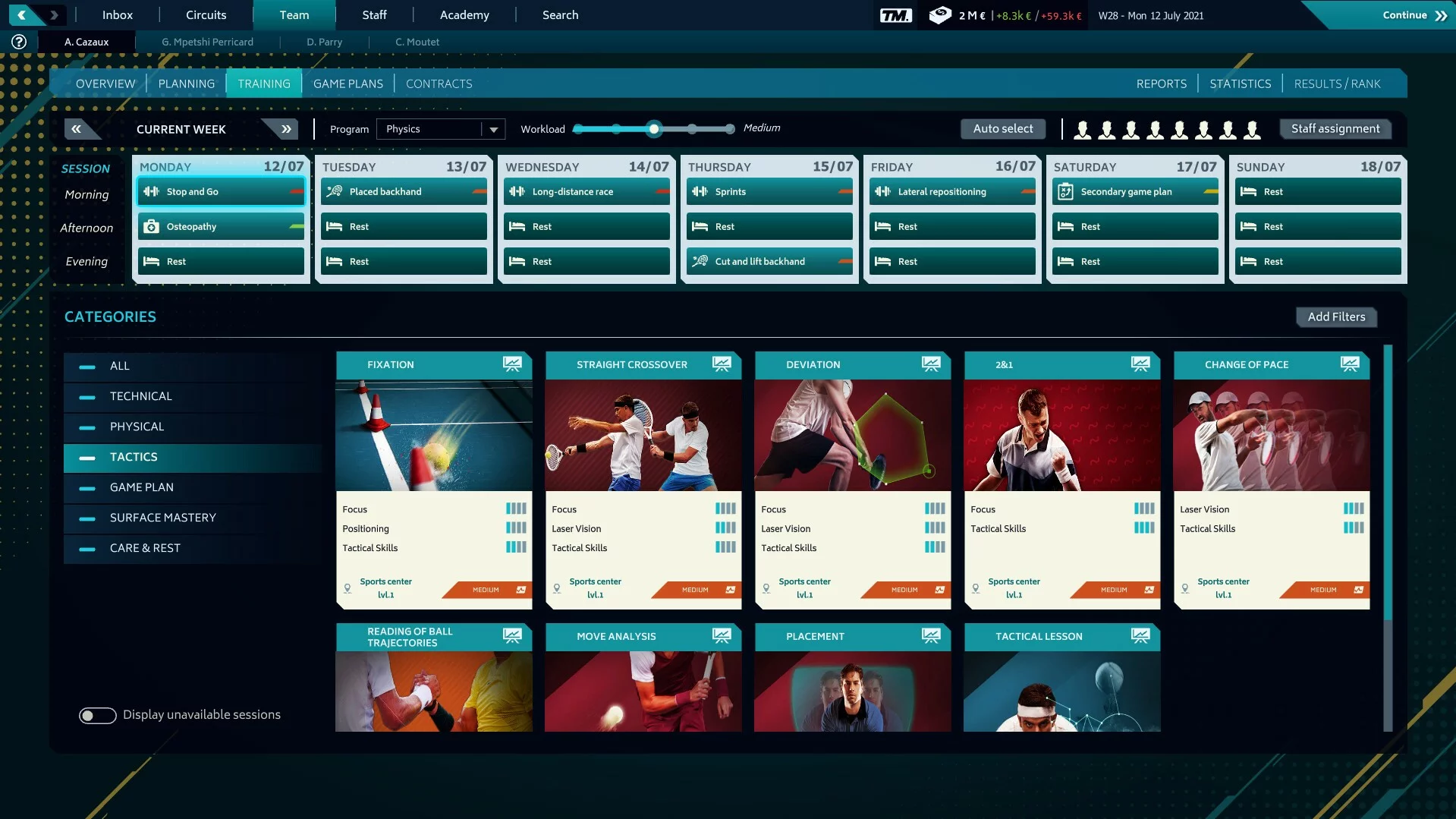 Изображение игры: Tennis Manager 2021