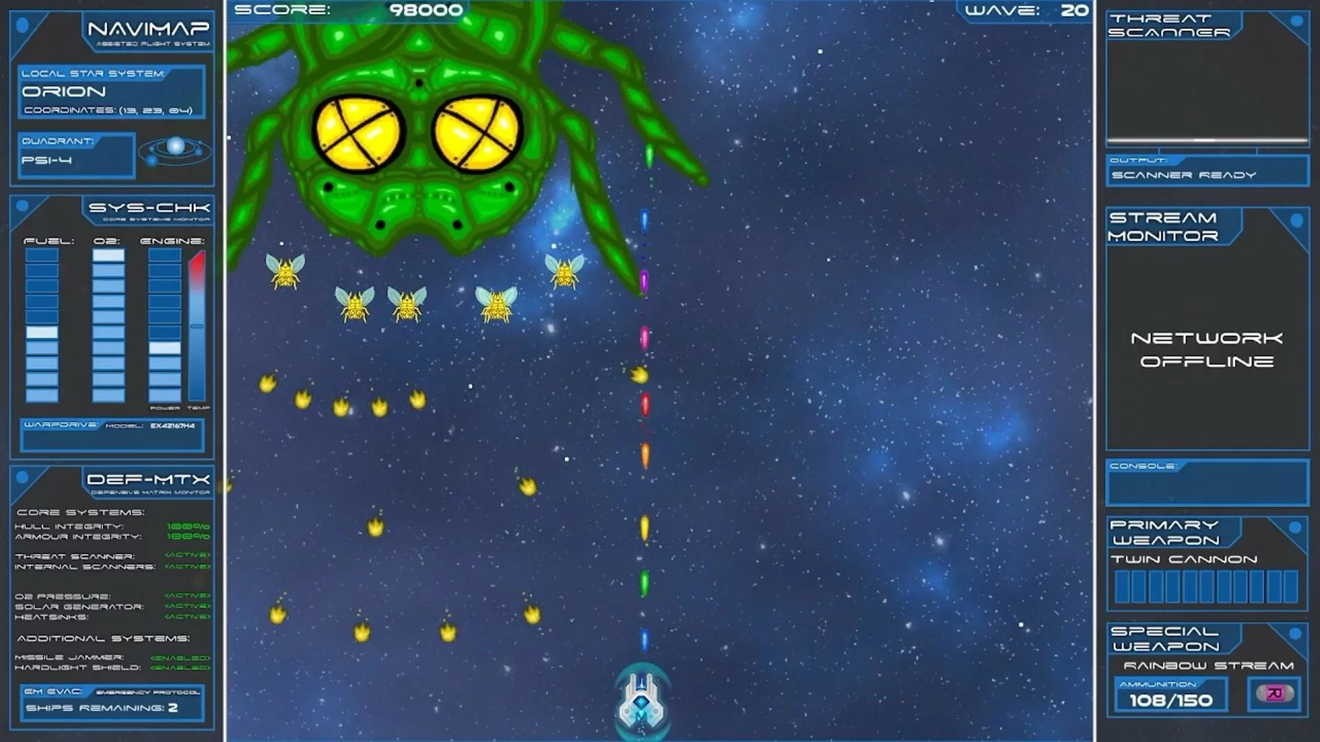Изображение игры: Metal Swarm Infinity