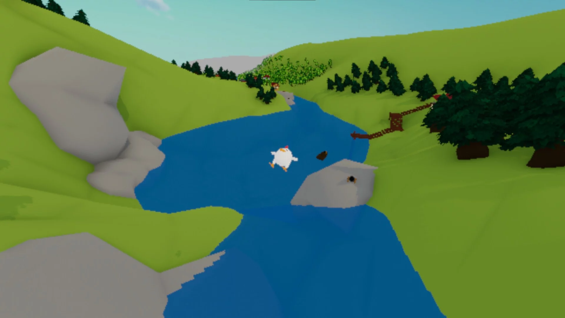 Изображение игры: Chicken Cannon!