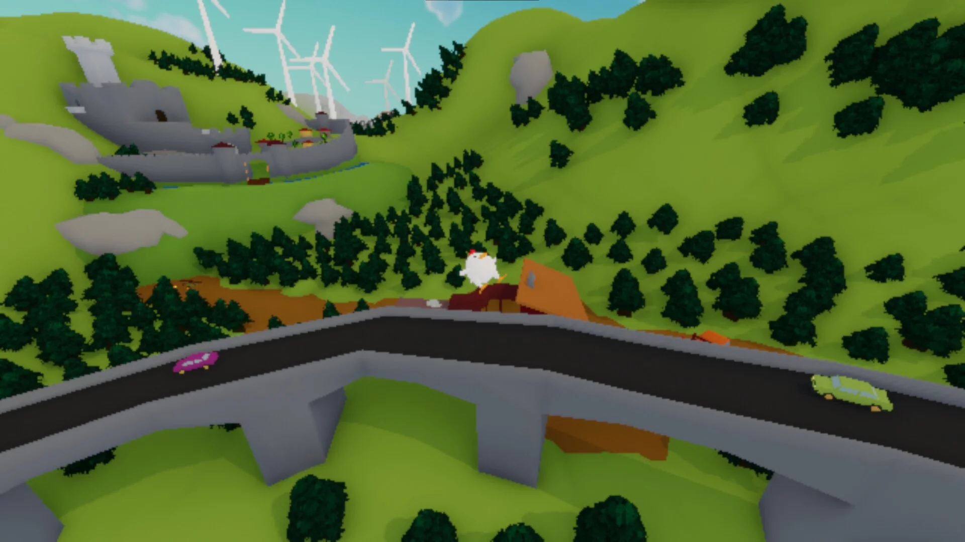 Изображение игры: Chicken Cannon!