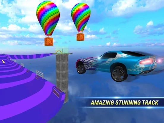 Изображение игры: SuperHero Ramp Car Stunt 3D