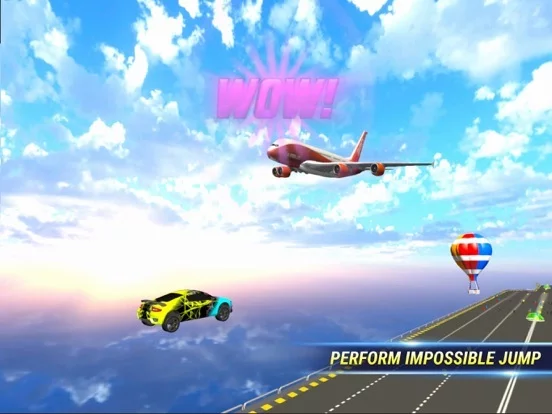 Изображение игры: SuperHero Ramp Car Stunt 3D