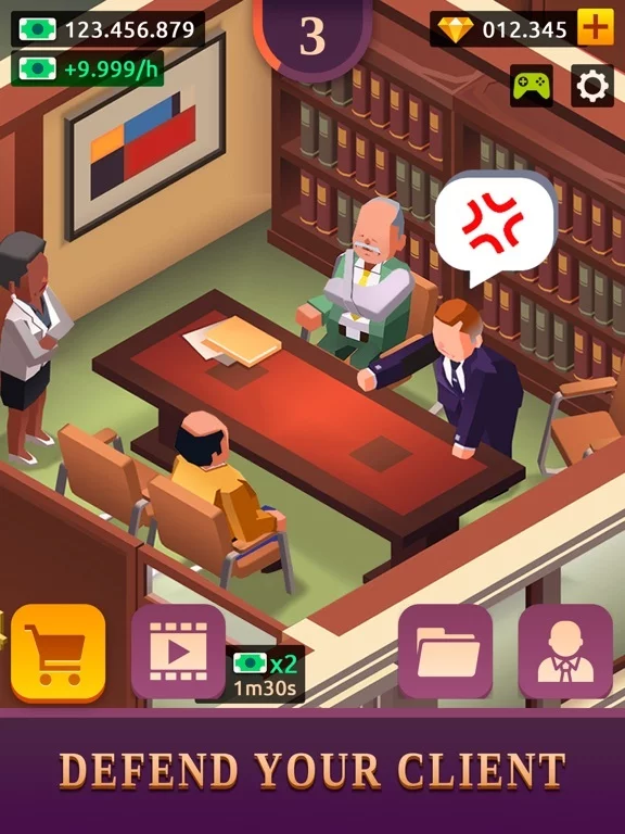 Изображение игры: Law Empire Tycoon - Idle Game