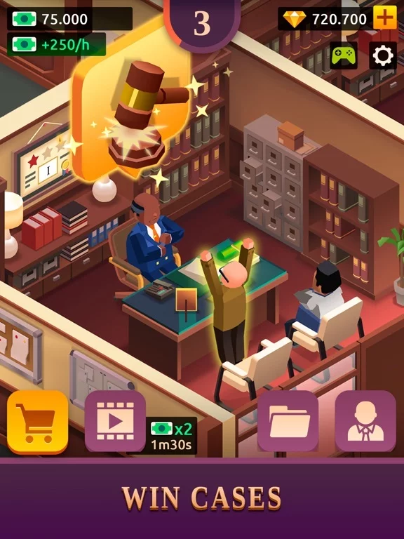 Изображение игры: Law Empire Tycoon - Idle Game
